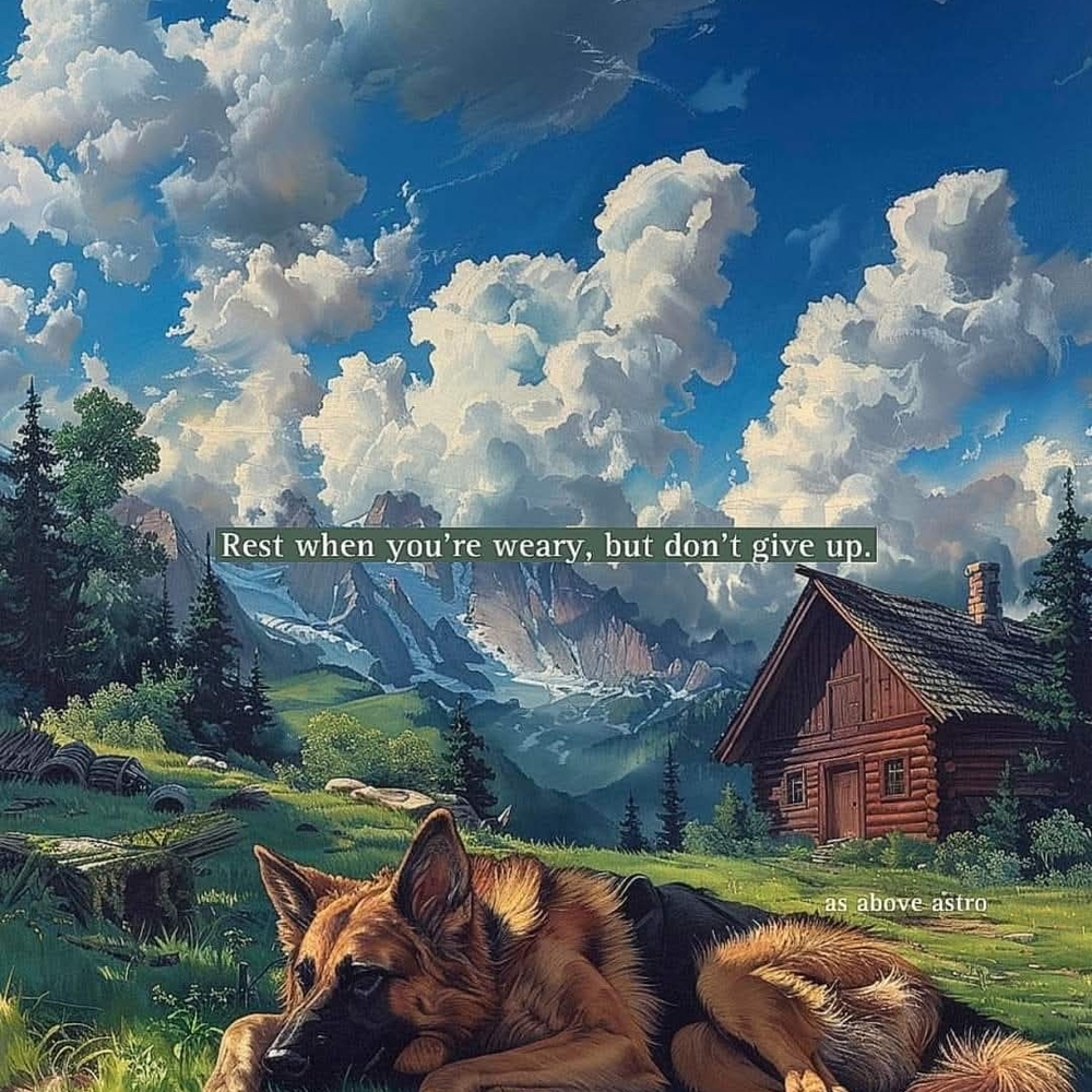 Inspirational Mountain Landscape Art Print